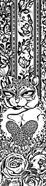 Free colorable bookmarks of a pudgy hamster